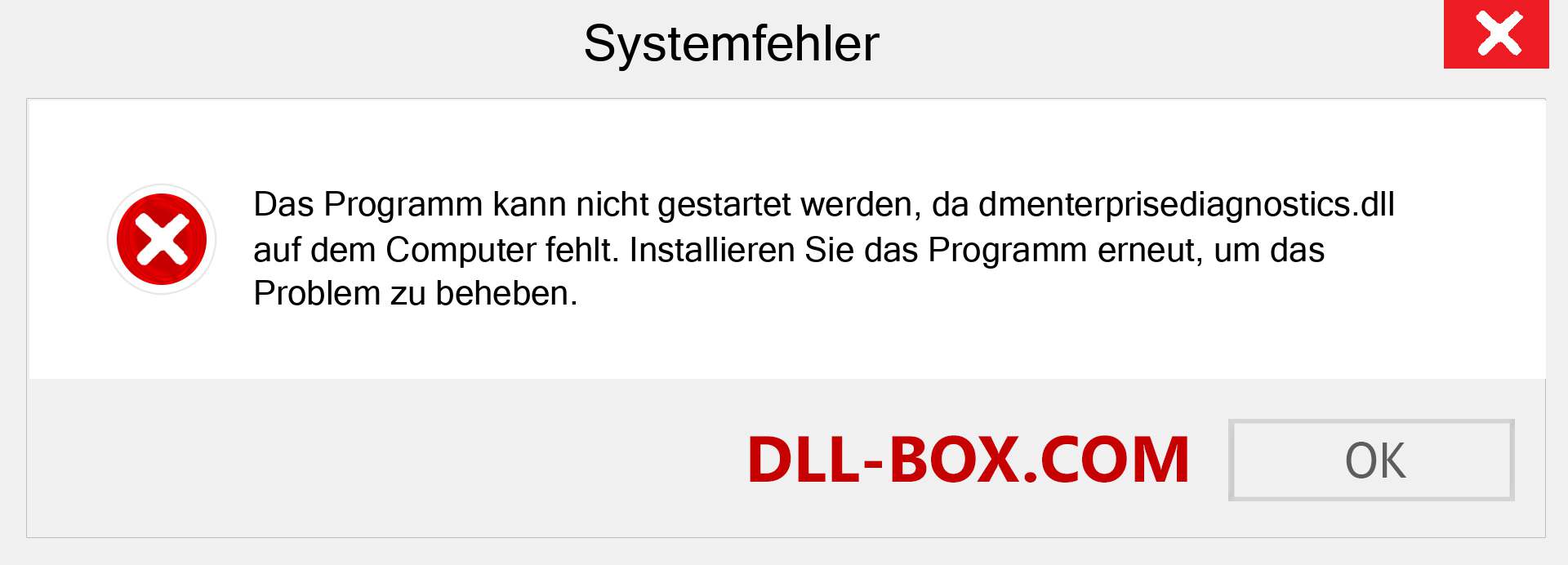 dmenterprisediagnostics.dll-Datei fehlt?. Download für Windows 7, 8, 10 - Fix dmenterprisediagnostics dll Missing Error unter Windows, Fotos, Bildern