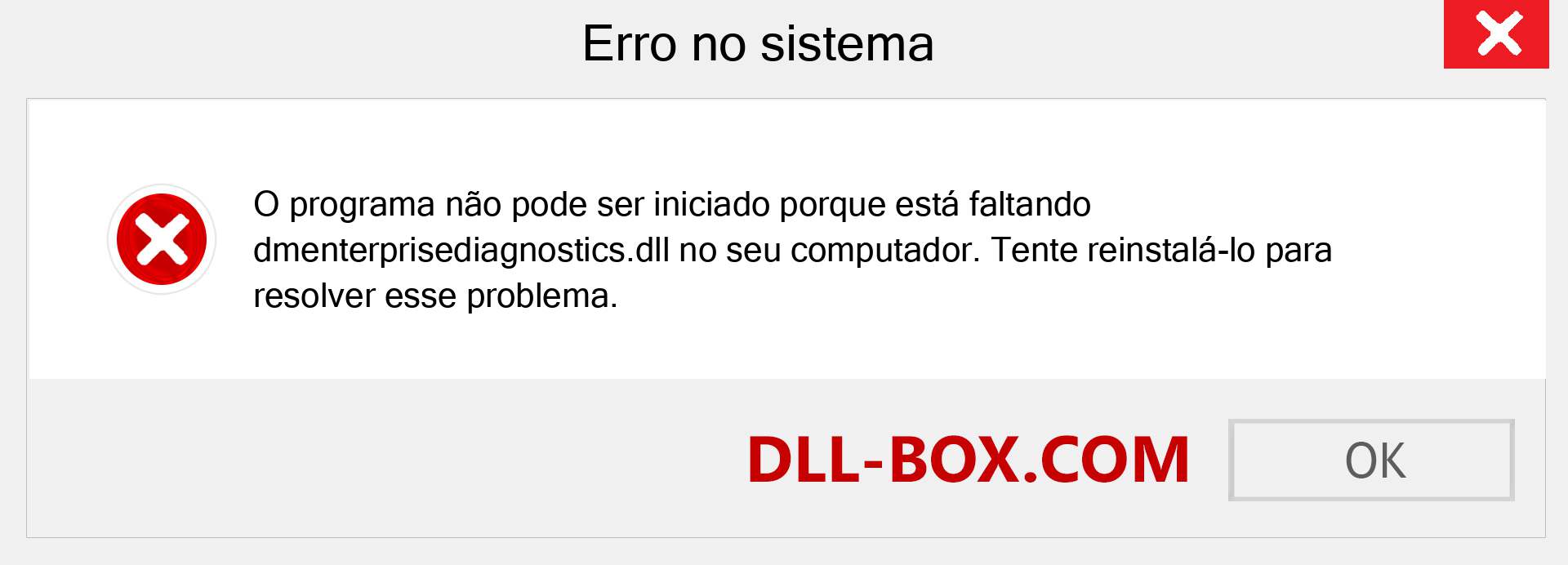 Arquivo dmenterprisediagnostics.dll ausente ?. Download para Windows 7, 8, 10 - Correção de erro ausente dmenterprisediagnostics dll no Windows, fotos, imagens